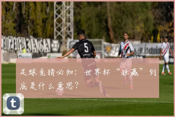 足球竞猜必知：世界杯“独赢”到底是什么意思？