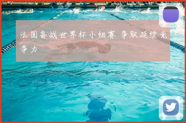 法国备战世界杯小组赛 争取延续竞争力