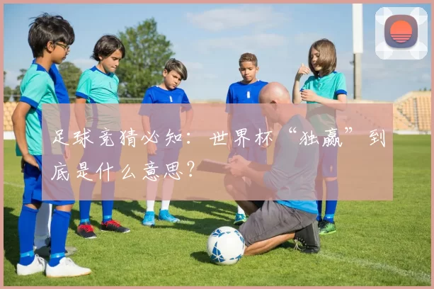 足球竞猜必知：世界杯“独赢”到底是什么意思？